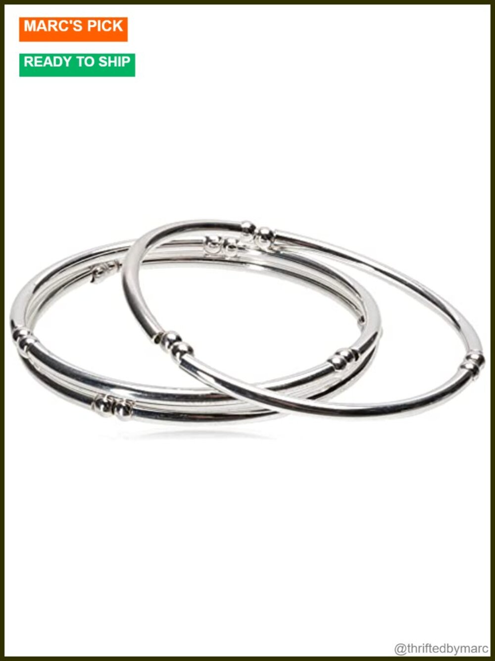 Silver Tone Multi Row Stretch Bangle Bracelets Layered Stackable Jewelry